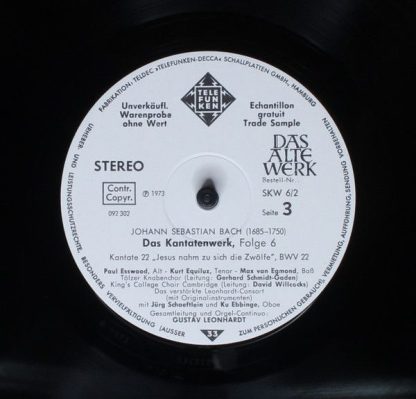 Telefunken SKW 6/1-2 - Das Kantatenwerk (Complete Cantatas) | BW - Image 7