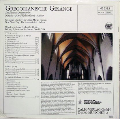 Calig-Verlag GmbH CAL 30 884 - Gregorianische Gesänge - Die älte - Image 2