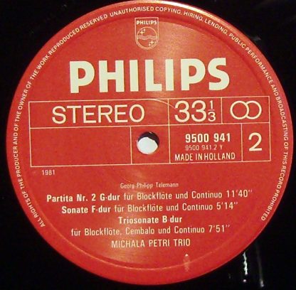 Philips 9500 941 - Sonatas, Fantasies & Partita - Image 3