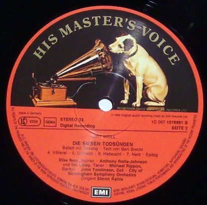 His Master's Voice ASD 4402 - The Seven Deadly Sins - Image 3