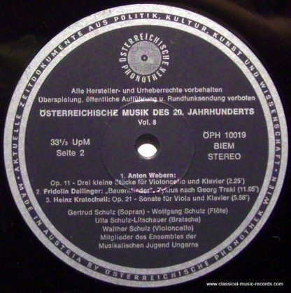 Österreichische Phonothek ÖPH 10019 - Österreichische Musik Des - Image 3