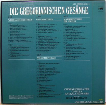 MPS 420 285-1 - Die Gregorianischen Gesänge - Image 2