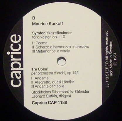 CAPRICE CAP 1188 - Orkesterverk - Image 3