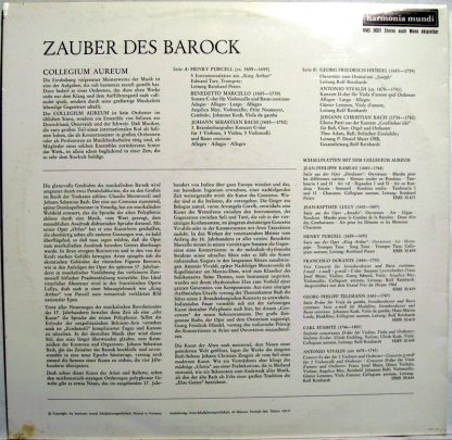 Deutsche Harmonia Mundi HMS 9001 - Zauber Des Barock - Image 2