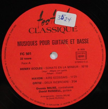 Festival Classique FC 501 - Musiques Pour Bass Et Guitare - Image 3