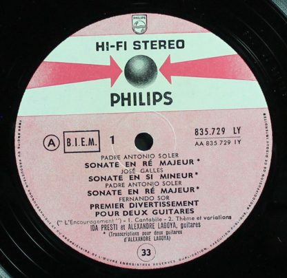 Philips 835.729 LY - Musique Espagnole Pour Deux Guitares - Image 2