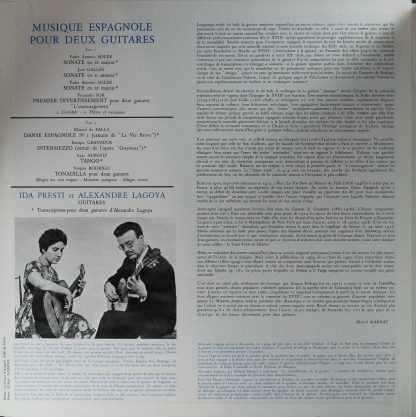 Philips 835.729 LY - Musique Espagnole Pour Deux Guitares - Image 3