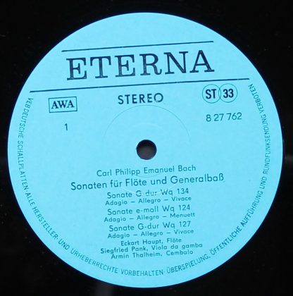 Eterna 8 27 762 - Sonaten Für Flöte Und Generalbaß - Image 2