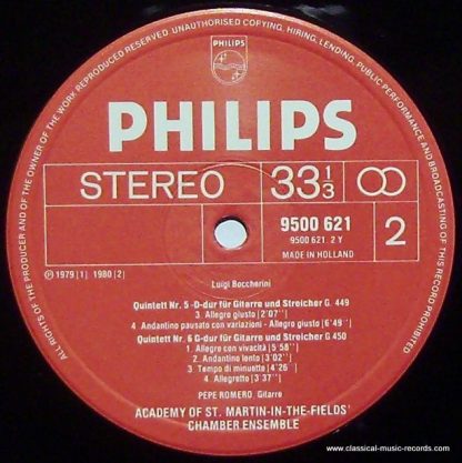Philips 9500 621 - Guitar Quintets · Gitarrenquintette Nos. 4, 5 - Image 3