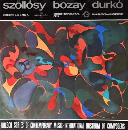 Hungaroton LPX 11525 - Concerti Nos 3 And 4 / Quartetto Per Arch - Image 2