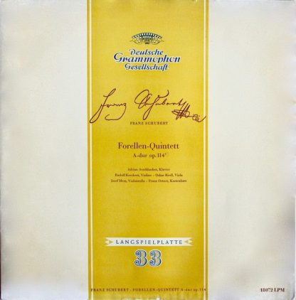 Deutsche Grammophon 18072 LPM - Forellen-Quintett A-Dur Op.114