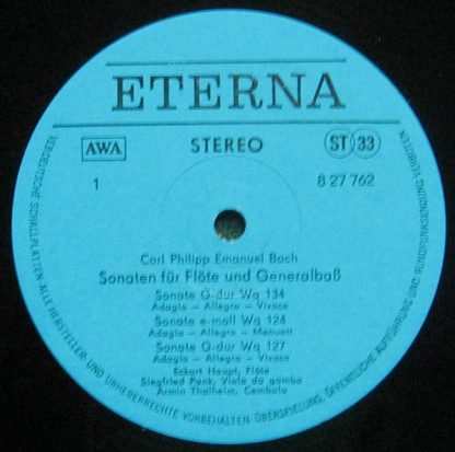Eterna 8 27 762 - Sonaten Für Flöte Und Generalbaß - Image 4