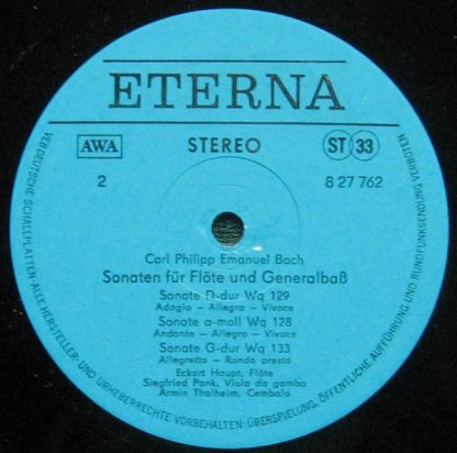 Eterna 8 27 762 - Sonaten Für Flöte Und Generalbaß - Image 5