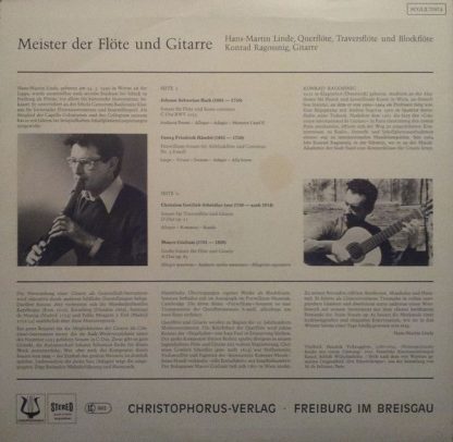 Christophorus SCGLX 75 974 - Meister Der Flöte Und Gitarre - Image 2