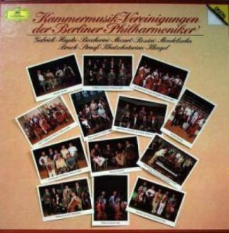 Deutsche Grammophon 2741 011 - Kammermusik-Vereinigungen Der Ber