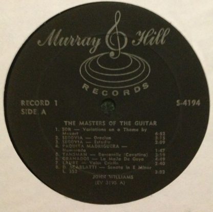 Murray Hill Records S-4194 - The Masters Of The Guitar - Image 2