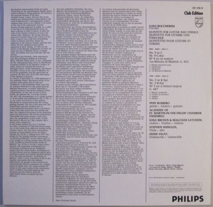 Philips 29 518 8 - Guitar Quintets = Gitarrenquintette Nos. 3 & - Image 2