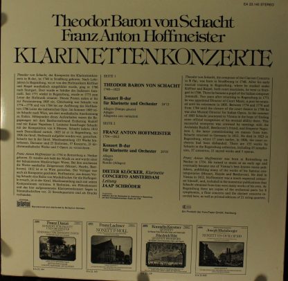 ACANTA EA 23 145 - Klarinettenkonzert B-Dur / Klarinettenkonzert - Image 2