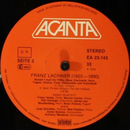 ACANTA EA 23 143 - Nonett F-moll Für Flöte, Klarinette, Horn, Fa - Image 4