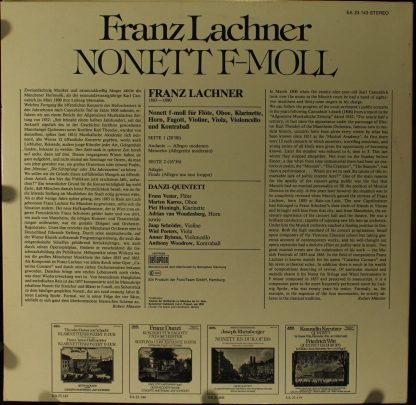 ACANTA EA 23 143 - Nonett F-moll Für Flöte, Klarinette, Horn, Fa - Image 2