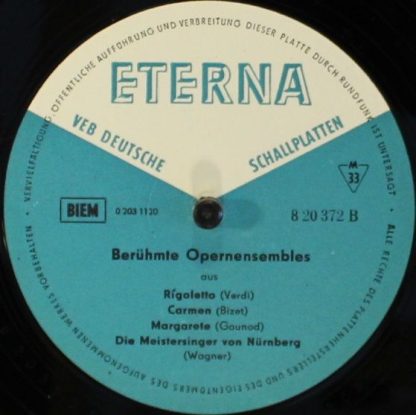 Eterna 8 20 372 - Berühmte Opern Ensembles - Image 3