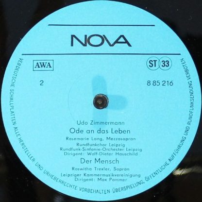 Nova 8 85 216 - Sinfonia Come Un Grande Lamento / Ode An Das Leb - Image 4