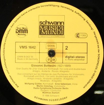 Schwann Musica Mundi VMS 1642 - Duo Concertant / Grande Concerto - Image 4