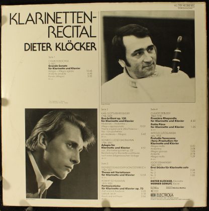 EMI Electrola 1C 151-45 392/93 - Klarinetten Recital - Image 2