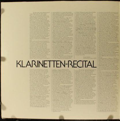 EMI Electrola 1C 151-45 392/93 - Klarinetten Recital - Image 3