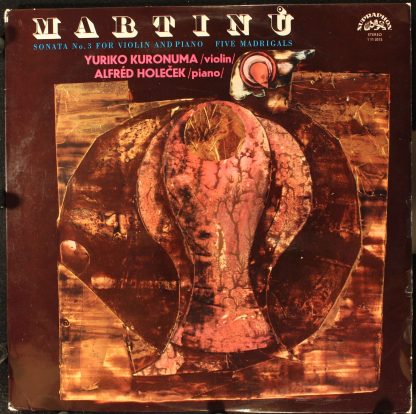 Supraphon 1 11 0575 - Sonata No. 3 For Violin And Piano / Five M