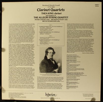 hyperion A66077 - Clarinet Quartets - Image 2