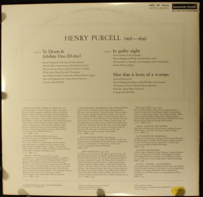 Harmonia Mundi HMS 207 - Te Deum & Jubilate In Guilty Night - Image 2