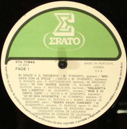 Erato STU 70849 - Les Plus Beaux Madrigaux Vol. 2 - Image 5