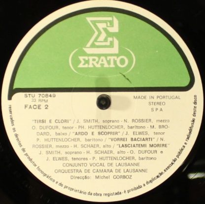 Erato STU 70849 - Les Plus Beaux Madrigaux Vol. 2 - Image 6
