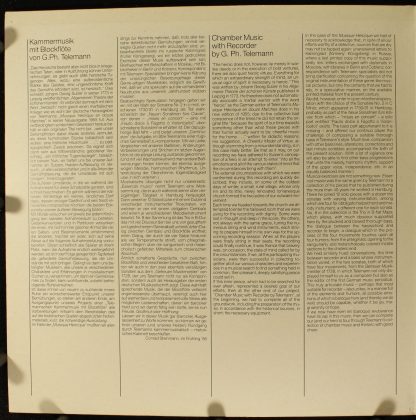 Deutsche Harmonia Mundi 1C 065 16 9557 1 - Kammermusik Mit Block - Image 3