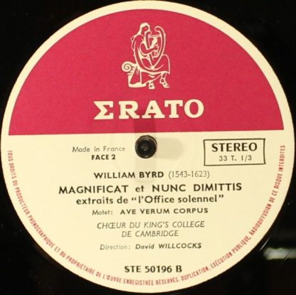 Erato 50196 - Messe A Cinq Voix - Image 4