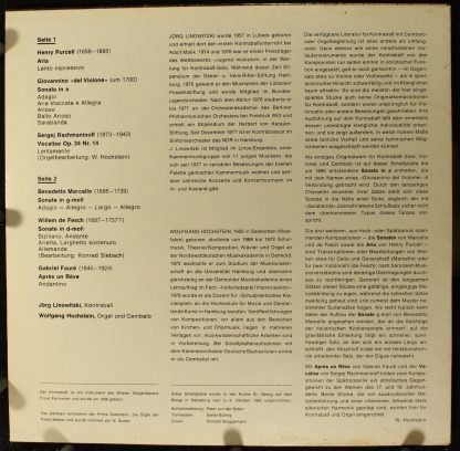 Not On Label VO 7070 - Jörg Linowitzki, Wolfgang Hochstein - Image 2