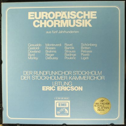 His Master's Voice 1C 153-29 916/9 - Europäische Chormusik Aus F