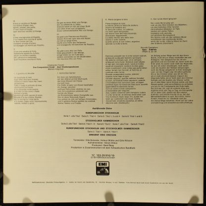 His Master's Voice 1C 153-29 916/9 - Europäische Chormusik Aus F - Image 4