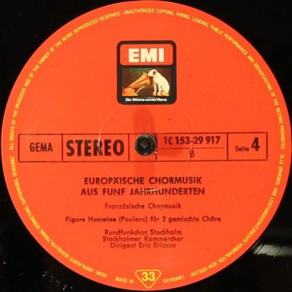 His Master's Voice 1C 153-29 916/9 - Europäische Chormusik Aus F - Image 11