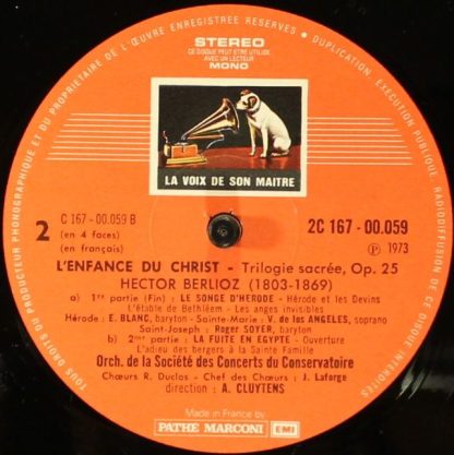 La Voix De Son Maître 2C 167-00.059/60 - L'Enfance Du Christ - T - Image 6