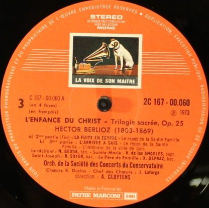 La Voix De Son Maître 2C 167-00.059/60 - L'Enfance Du Christ - T - Image 7