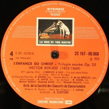La Voix De Son Maître 2C 167-00.059/60 - L'Enfance Du Christ - T - Image 8