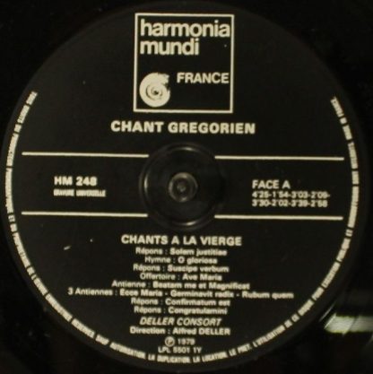 Harmonia Mundi HM248 - Chants A La Vierge - Image 6
