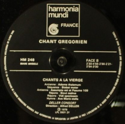 Harmonia Mundi HM248 - Chants A La Vierge - Image 5