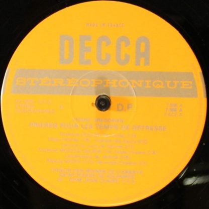 DECCA 7556 - Chant Grégorien - Priéres Pour Les Temps de Détress - Image 2