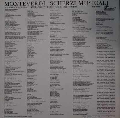 Turnabout TV-S 34388 - Scherzi Musicali - Image 2