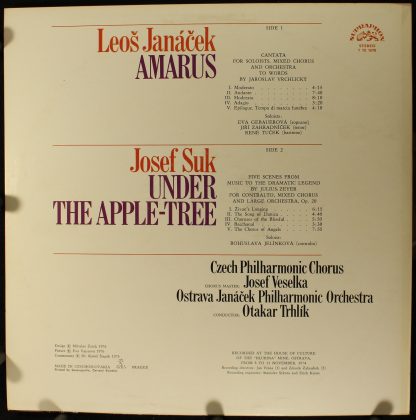 Supraphon 1 12 1678 - Amarus / Under The Apple-Tree - Image 3