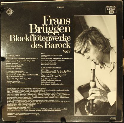 Telefunken 6.41360 AF - Blockflöten-Werke Des Barock, Vol. 2 - Image 2