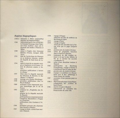 Musique en Wallonie MW 84524 - Journal Intime De Roland De Lassu - Image 4